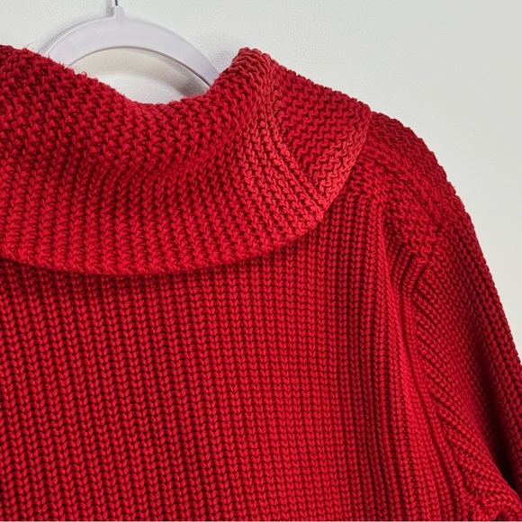 Polo Ralph Lauren cable knit shawl sweater - Picture 6 of 9